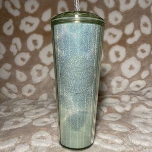 2022 China Starbucks Green Marble Kaleidoscope Cold Cup